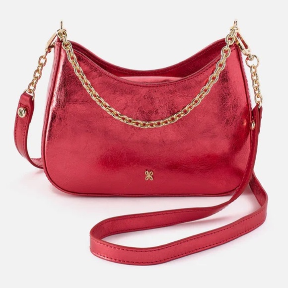 NEW HOBO Rosa Crossbody
Metallic Leather Strawberry Fields - Picture 11 of 14